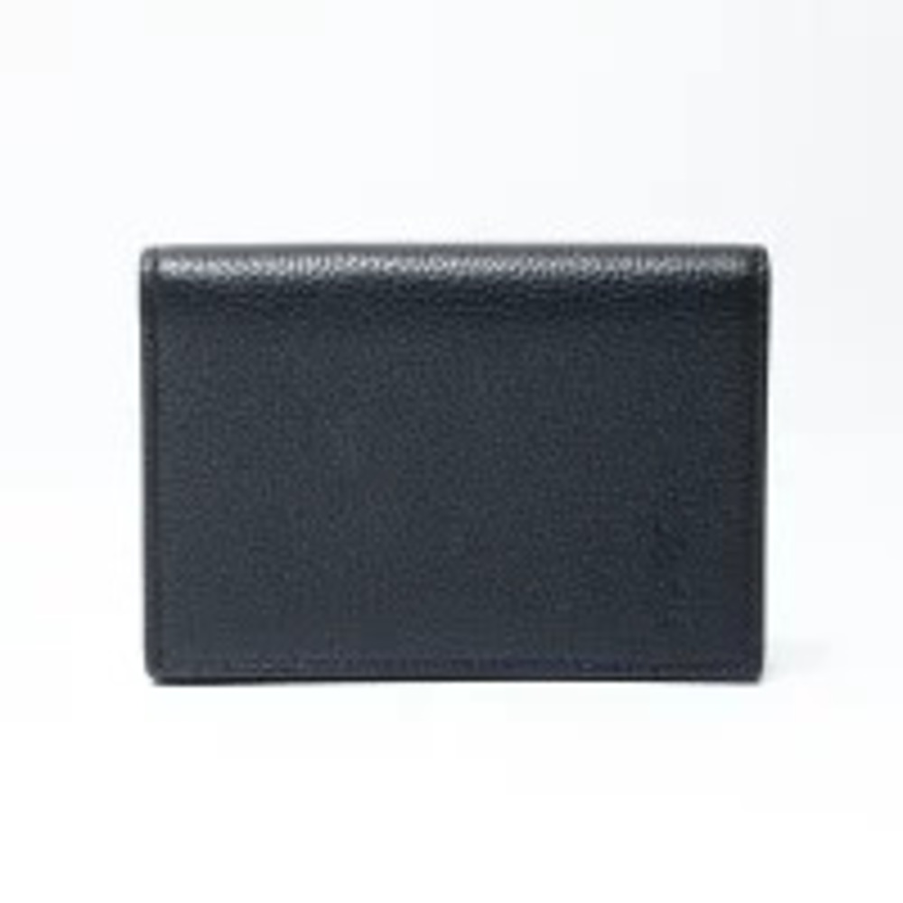 Saint Laurent Yves leather Card Case Wallet black